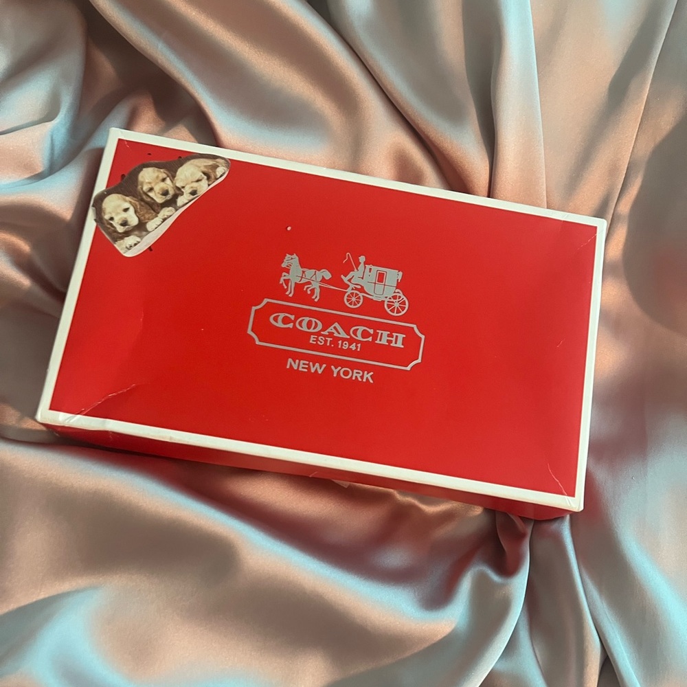 NEW STILL IN BOX COACH WRIST BAG